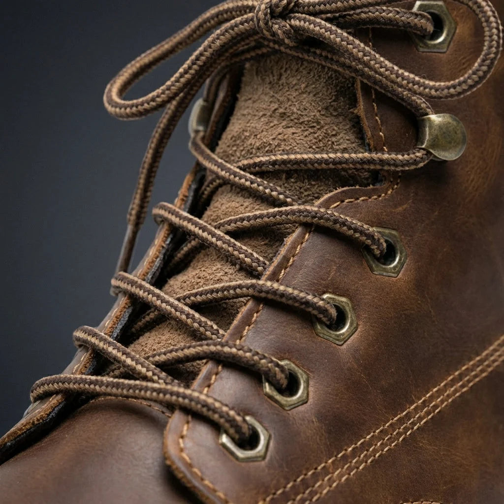Men's Moc Toe Work Boots – Detail View