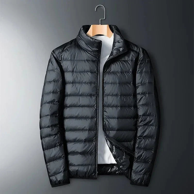 Men's Lightweight Insulated Jacket in Navy Blue
