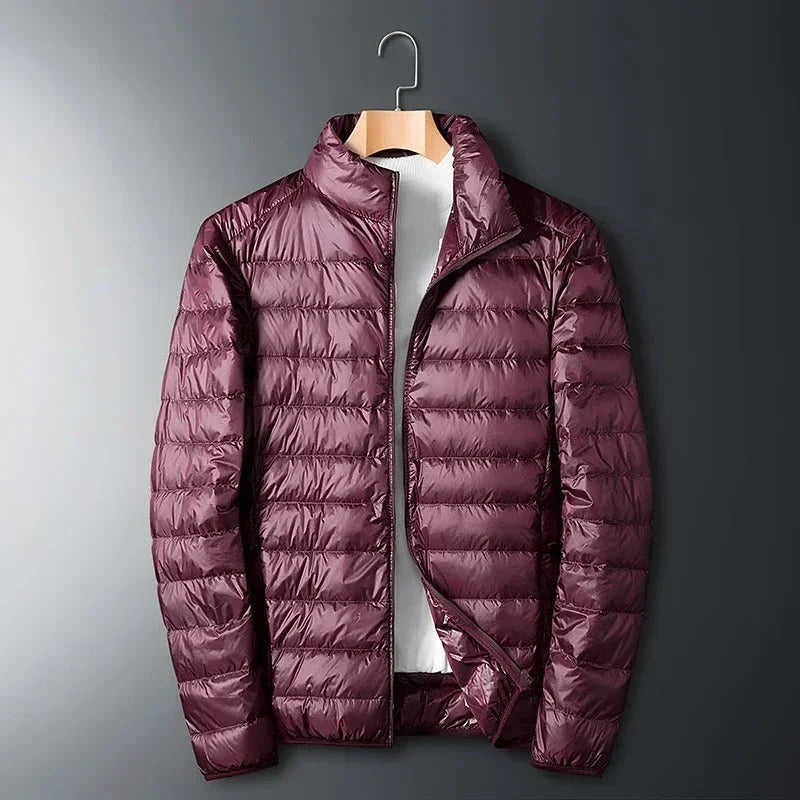Men's Lightweight Insulated Jacket in Gray