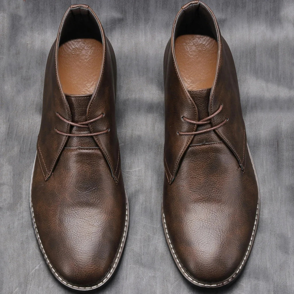 Men's Leather Chukka Boots – Side View