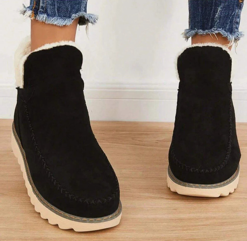 Women's Platform Ankle Boots – Detail View