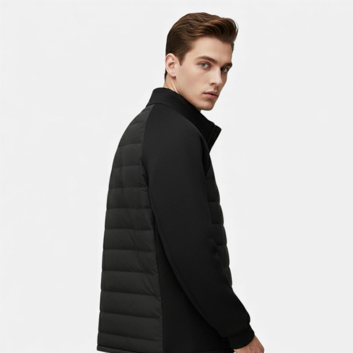 Men's Puffer Jacket in Gray