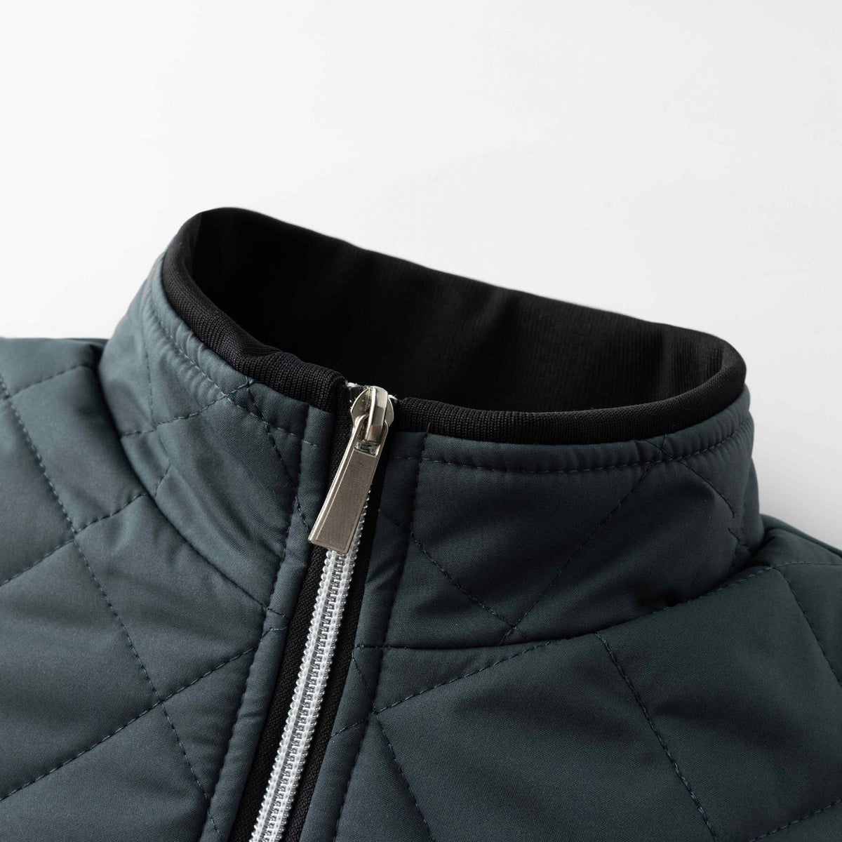 Men's Diamond-Quilted Padded Jacket – Back View