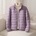 Women's Quilted Puffer Jacket in Lavender