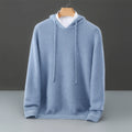 Women's Cashmere Hoodie in Blue