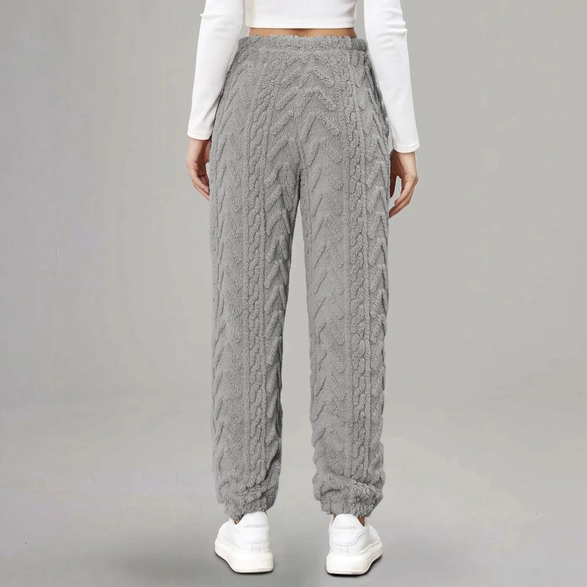 Women's Fleece Jogger Sweatpants – Worn View
