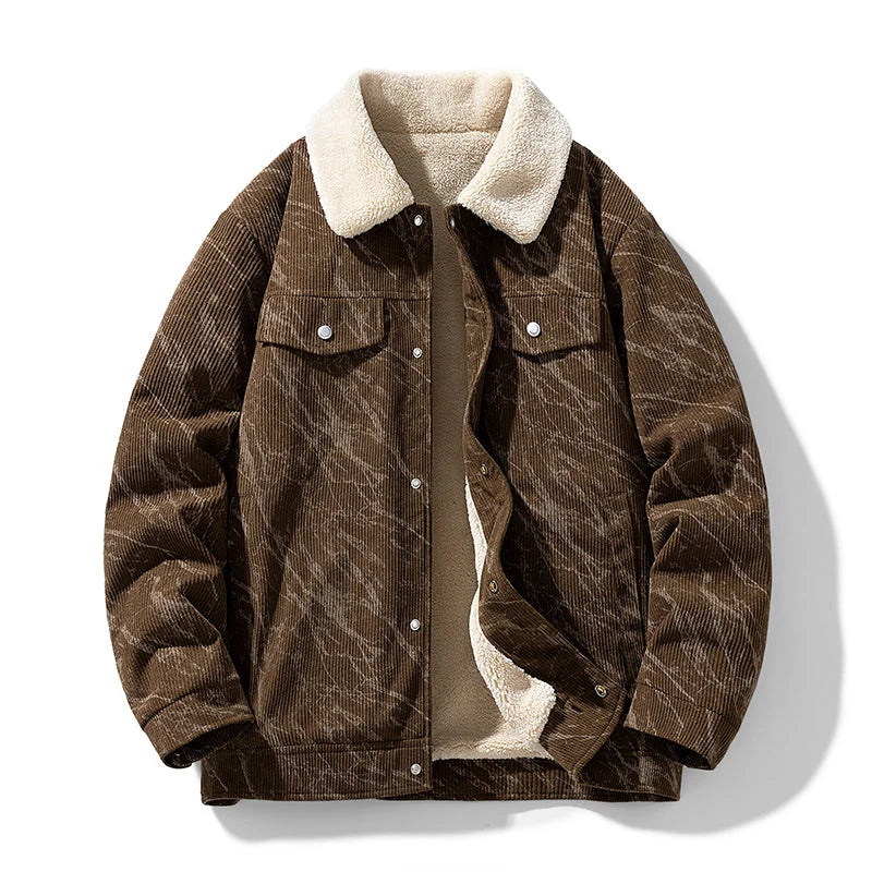 Women's Corduroy Jacket in Brown