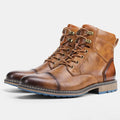 Men's Leather Ankle Boots in Ironwood Brown