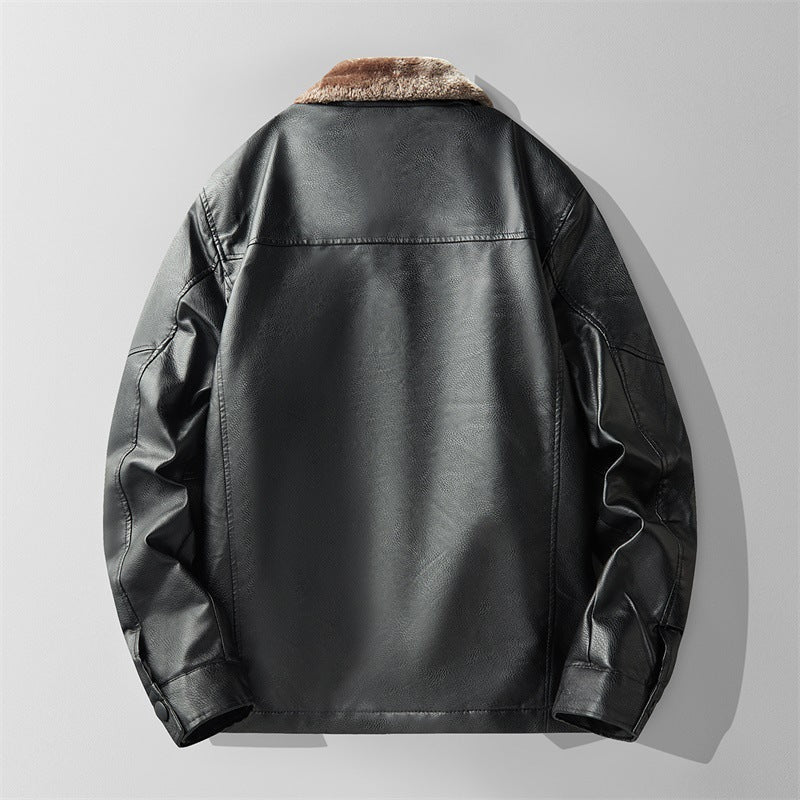 Men's Shearling Bomber Jacket – Lining Detail