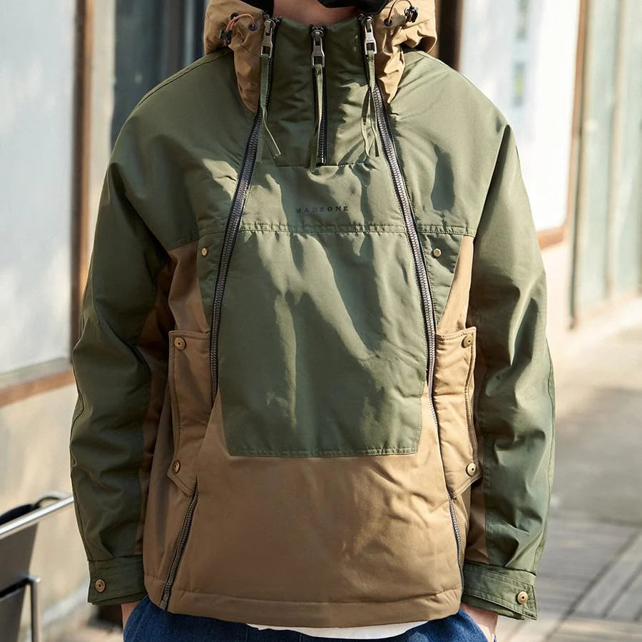 Men's Waterproof Utility Jacket – Detail View