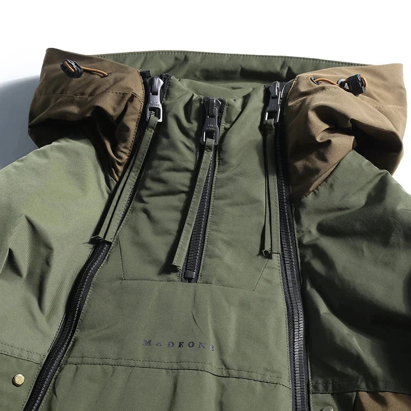 Men's Waterproof Utility Jacket – Detail View