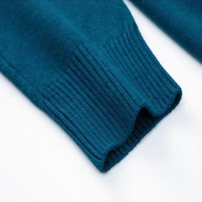 Men's Cashmere Turtleneck Sweater – Cuff Detail