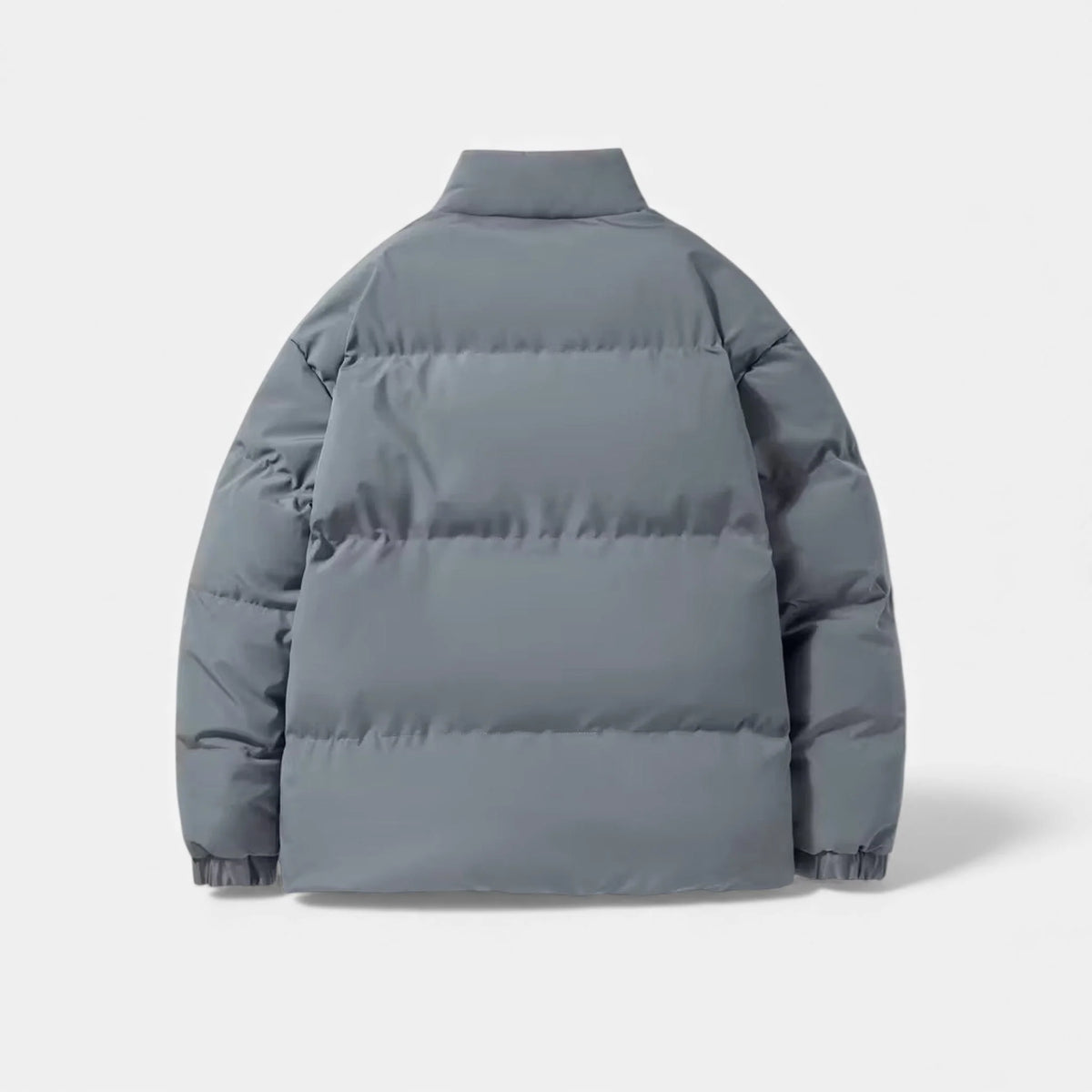 Men's Sherpa-Lined Puffer Coat – Worn View
