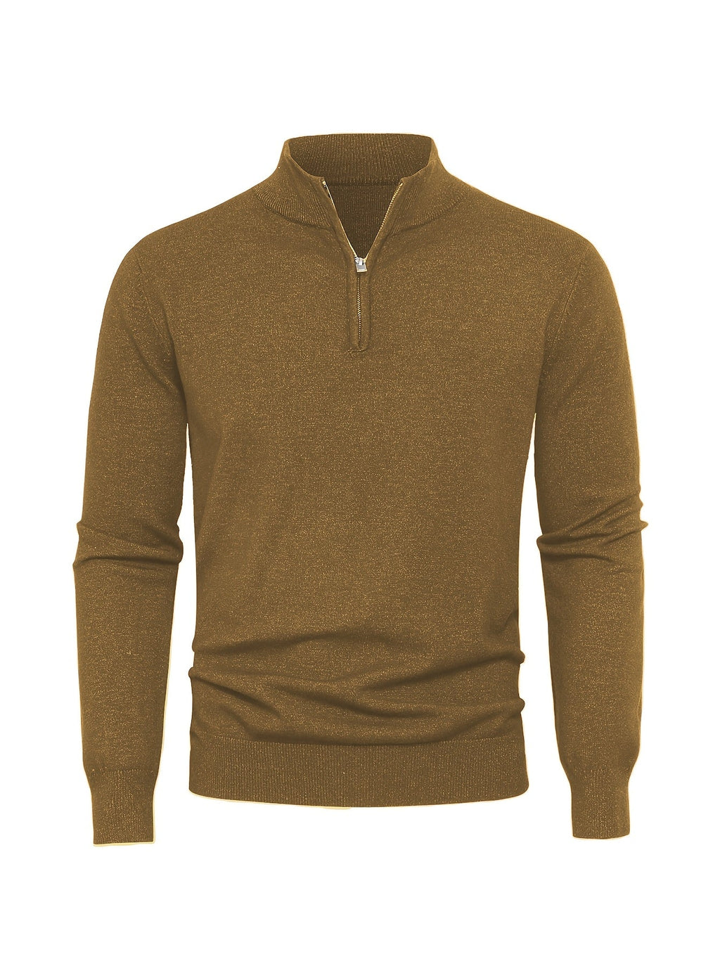 Men's Quarter-Zip Knit Sweater in Navy