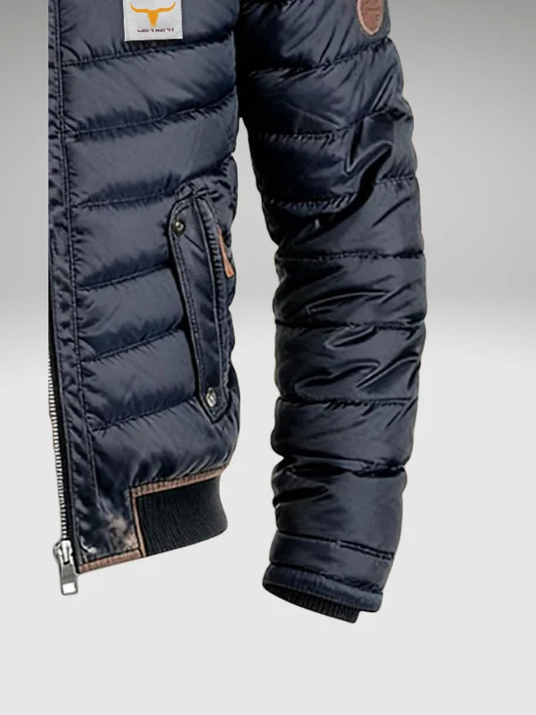 Men's Quilted Jacket – Pocket Detail