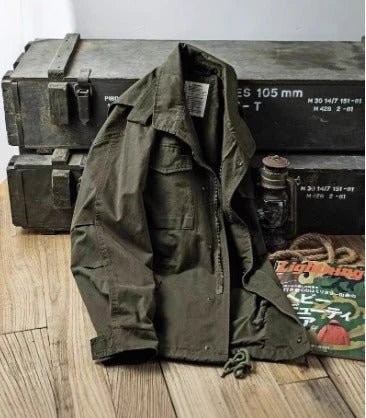 Men's Cotton Field Jacket – Worn View