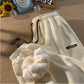 Women's Fleece Joggers in Cream