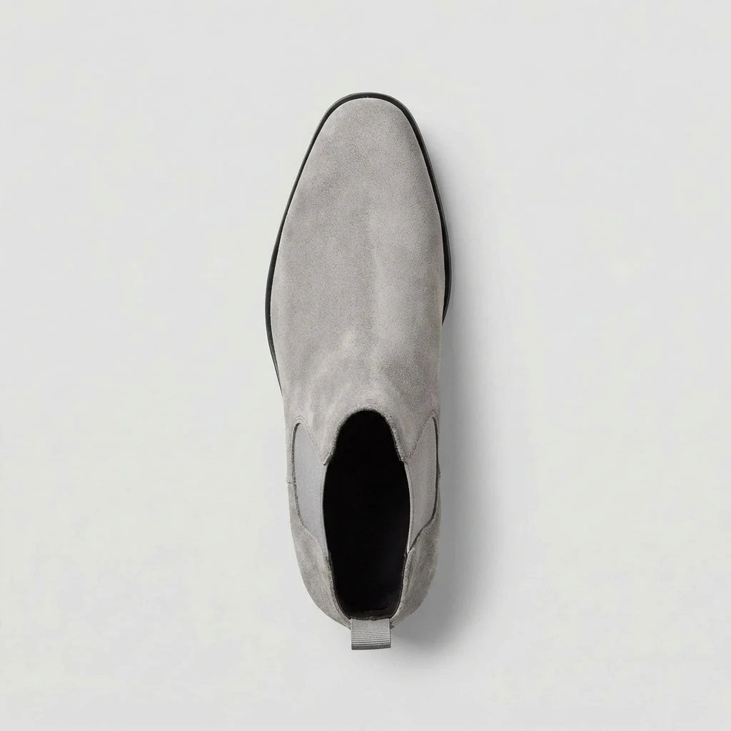 Men's Smooth Leather Chelsea Boots – Detail View