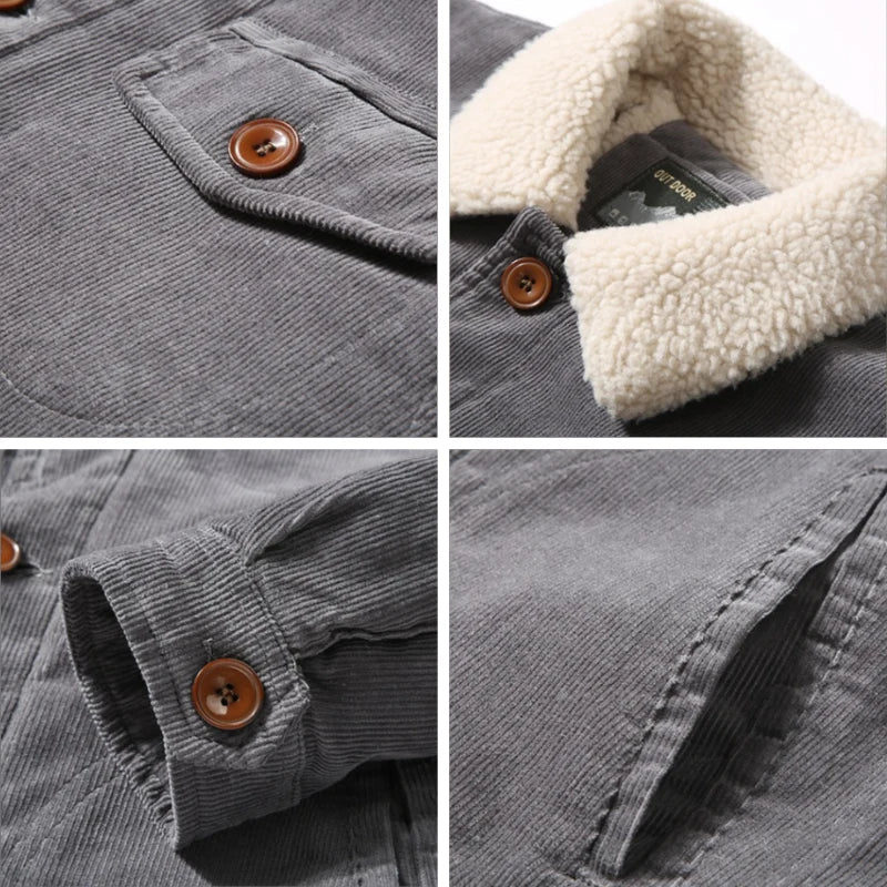 Men's Corduroy Trucker Jacket – Lining Detail