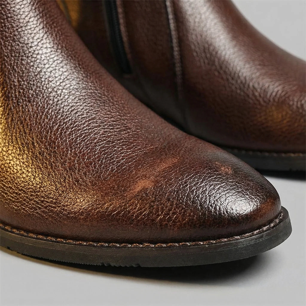 Men's Chelsea boots with side zip