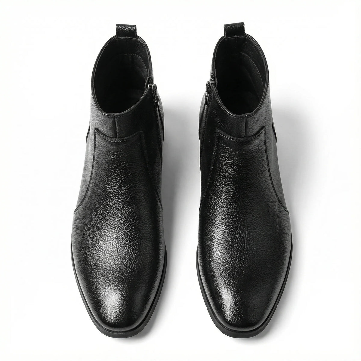 Men's almond toe Chelsea boots for winter