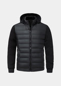 Men's Hybrid Down Jacket in Black