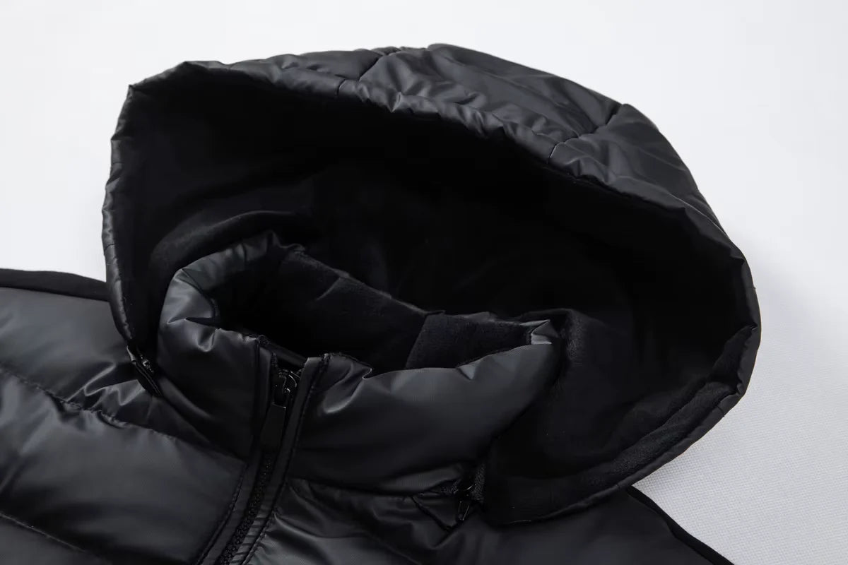 Men's Hybrid Down Jacket – Detail View