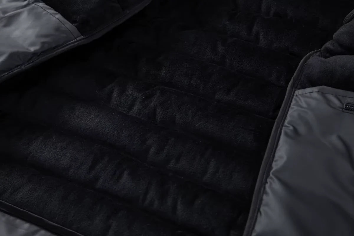 Men's Hybrid Down Jacket – Detail View