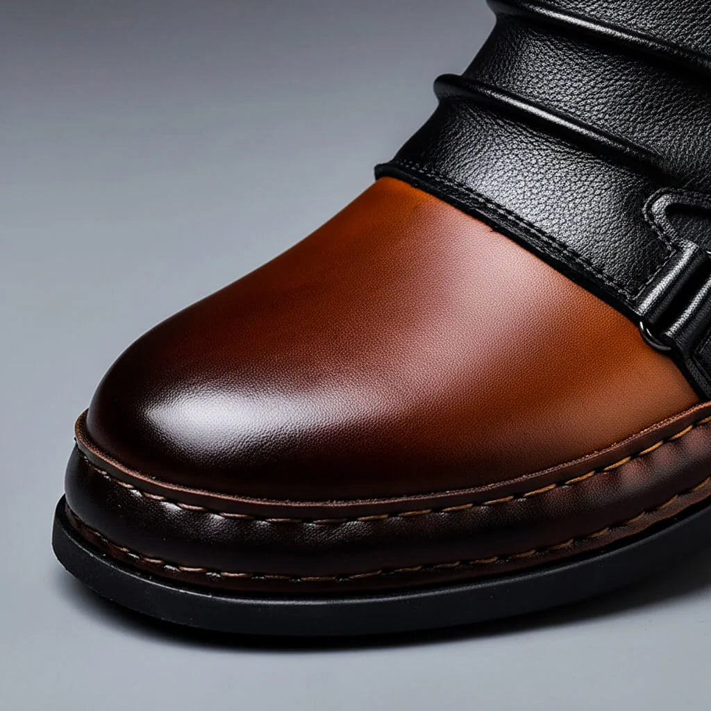 Men's Leather Ankle Boots – Sole Detail